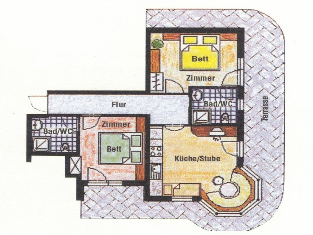 Apart&Chalet Chiara 노이스티프트임스튀바이탈 객실 사진